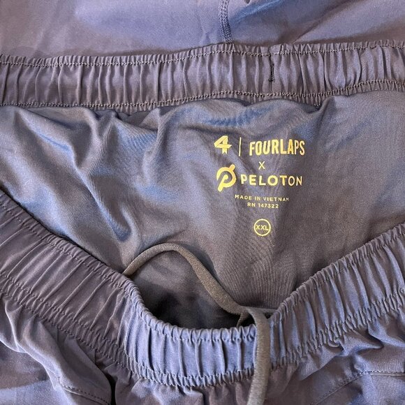 Fourlaps x Peloton Men's Bolt 7" Lined Shorts - Size XXL - Picture 4 of 4